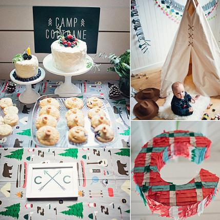 Camp-First-Birthday-Party-Ideas