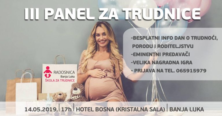 Škola za trudnice “Radosnica” priprema najveći besplatni događaj za trudnice u BIH
