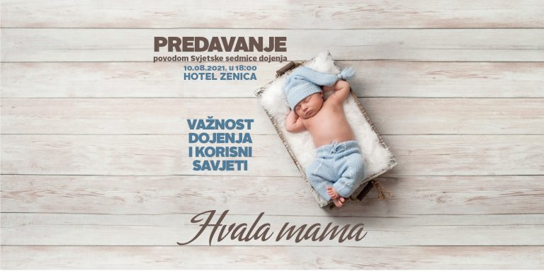 INZ u Zenici organizuje interaktivno predavanje o značaju majčinskog dojenja beba
