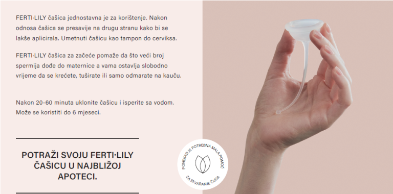 FERTI·LILY ČAŠICA ZA ZAČEĆE